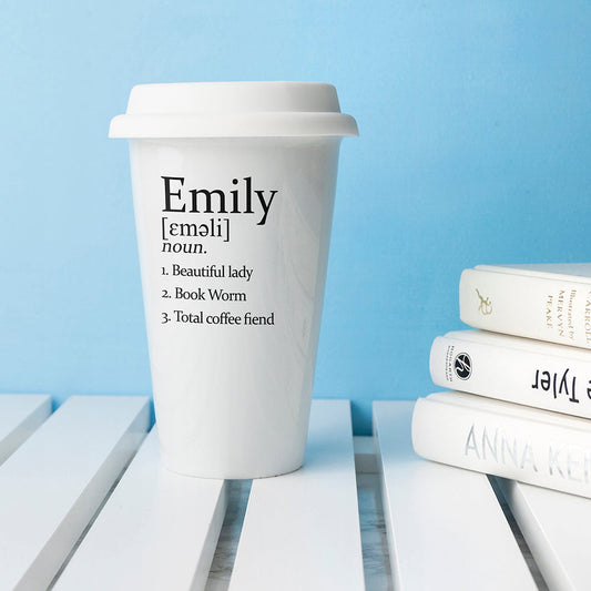 Personalized Definition Ceramic Eco Cup