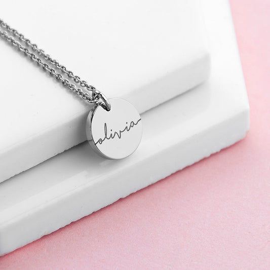 Personalized Disc Necklace