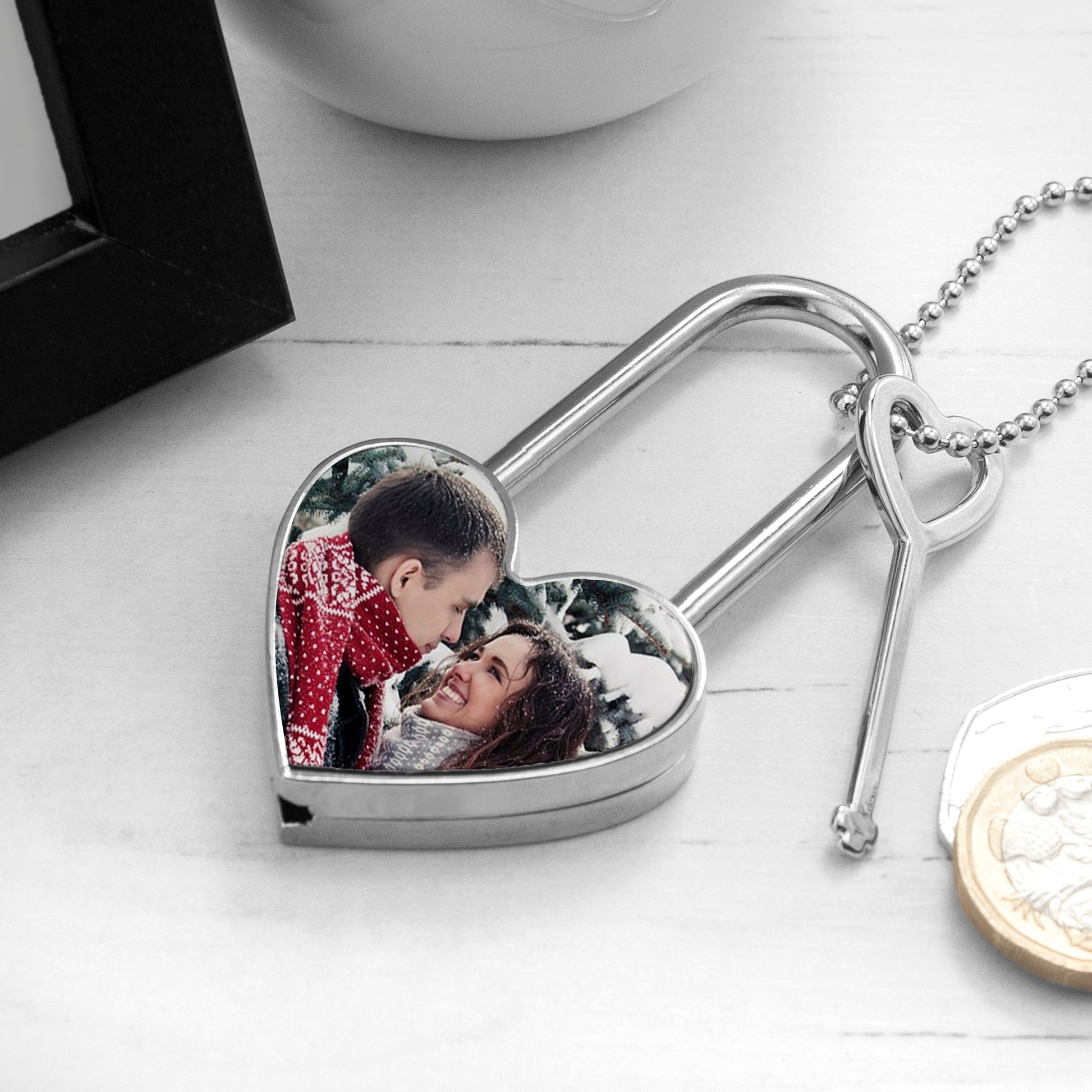 Personalized Keepsakes - Personalized Favourite Memory Heart Padlock 