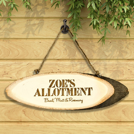 Personalized Garden Allotment Sign