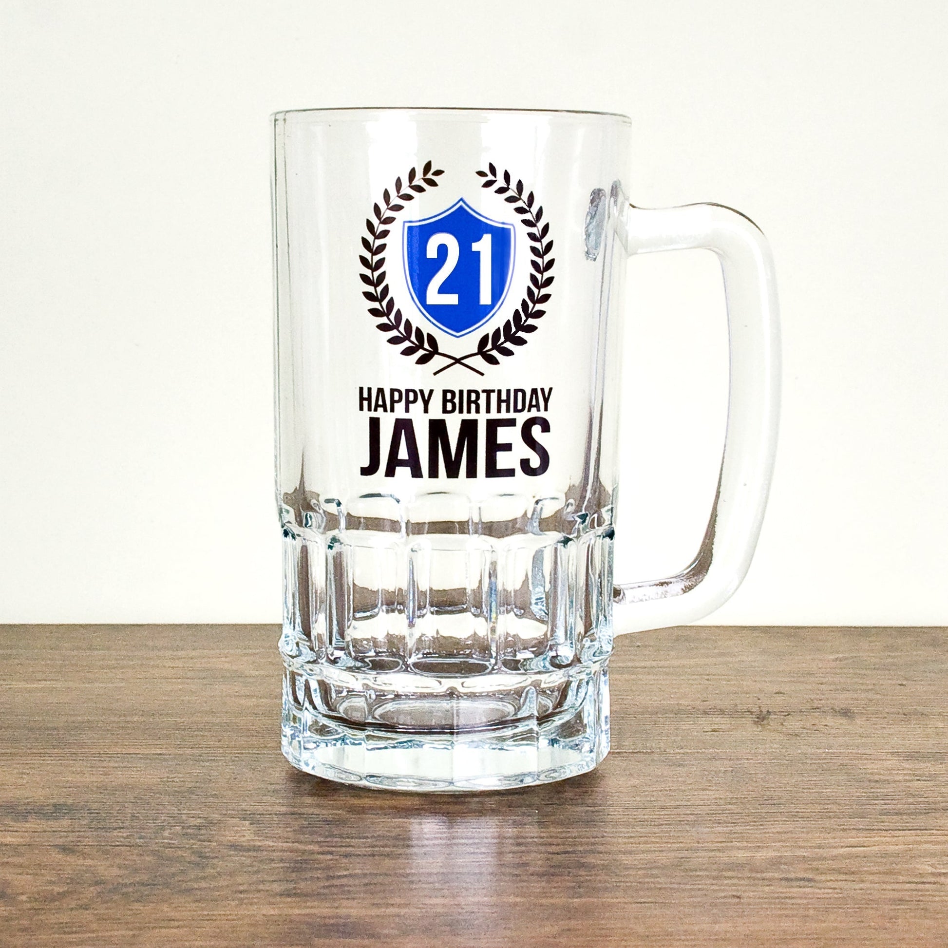 Personalized Beer Tankards - Personalized Happy Birthday Tankard 