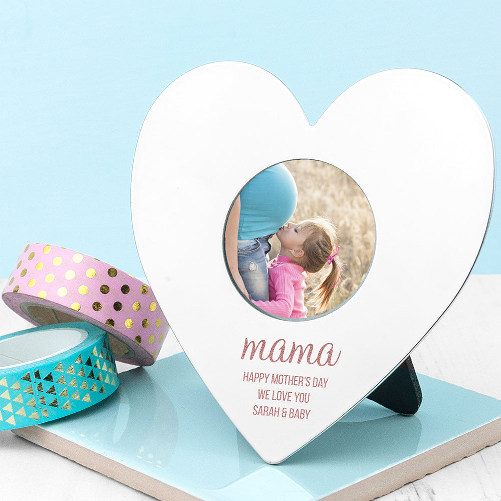 Personalised Heart Picture Frame - Lovesakes