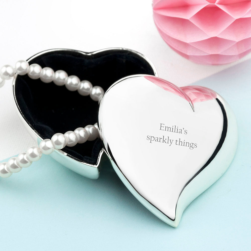 Personalized Miniature Heart Trinket Box - Lovesakes