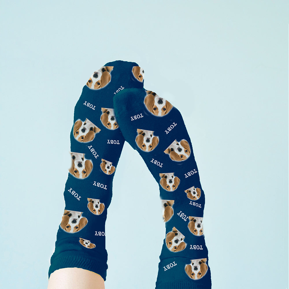 Personalized Pet Photo Socks - GiftsofaKind