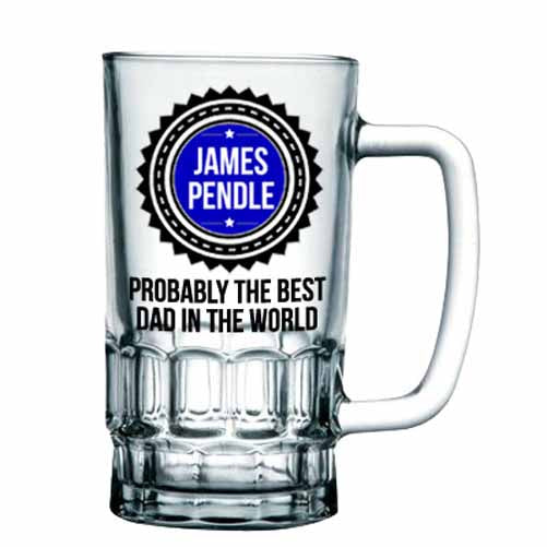 Personalized Probably The Best Beer Glass Tankard