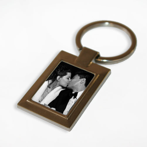 Personalized Rectangle Photo Keyring