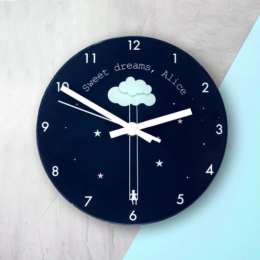 Personalized Sweet Dreams Wall Clock